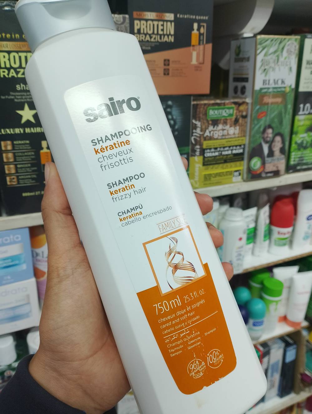 Shampoo sairo kératine